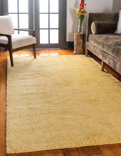 5 x 7.7 ft New Area Rug Yellow H Home Decorative Art Soft Carpet Collectible - Picture 1 of 3