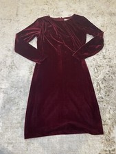 REISS Matty Red Merlot Velvet Holiday Dress Size 0
