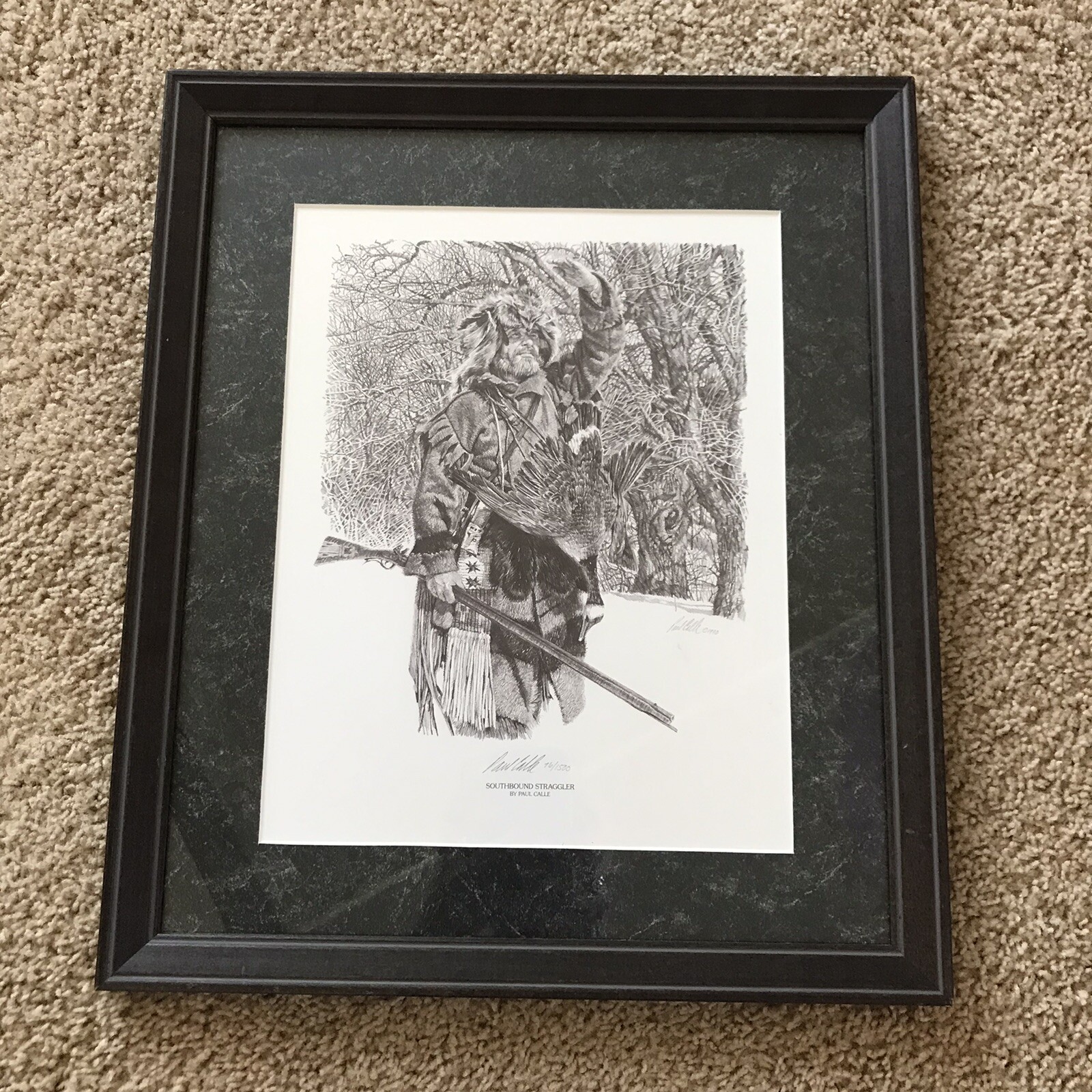 Impresión original firmada y numerada de Paul CALLE “Southbound Straggler” (1990) RARA