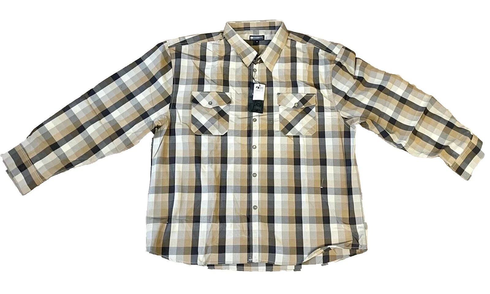 Camisas masculinas casuais com botões Franklin