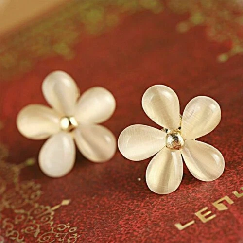 Espiga de ópalo Pendientes de Moda de Bronce