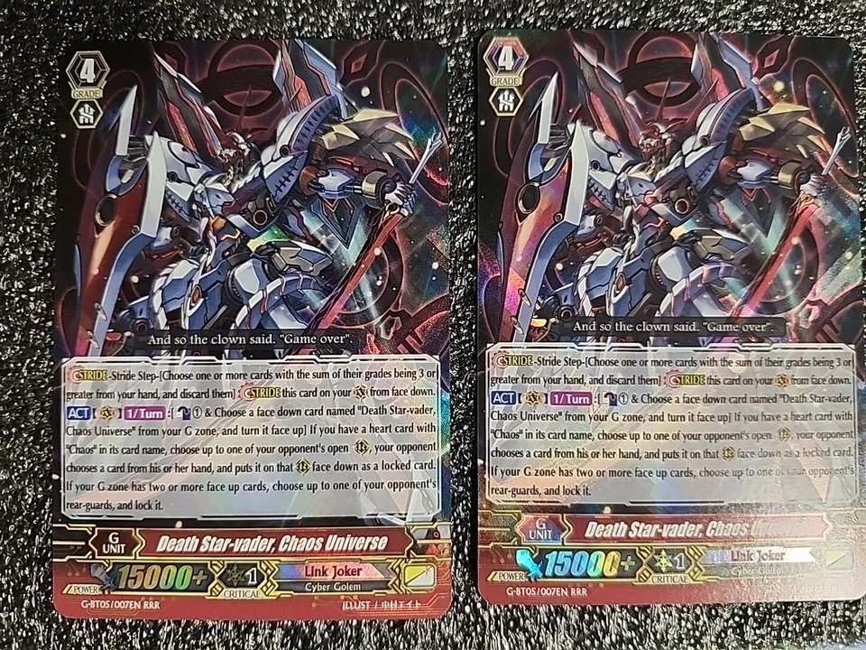 Bushiroad Cardfight Vanguard Death Star-vader, Chaos Universe G-BT05/007EN RRR - Image 3 of 4