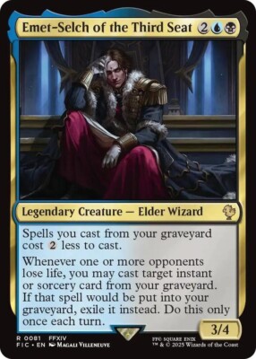 第三の座、エメトセルク　英語版　MTG NM Emet-Selch of the Third Seat, MTG, Final Fantasy Commander
