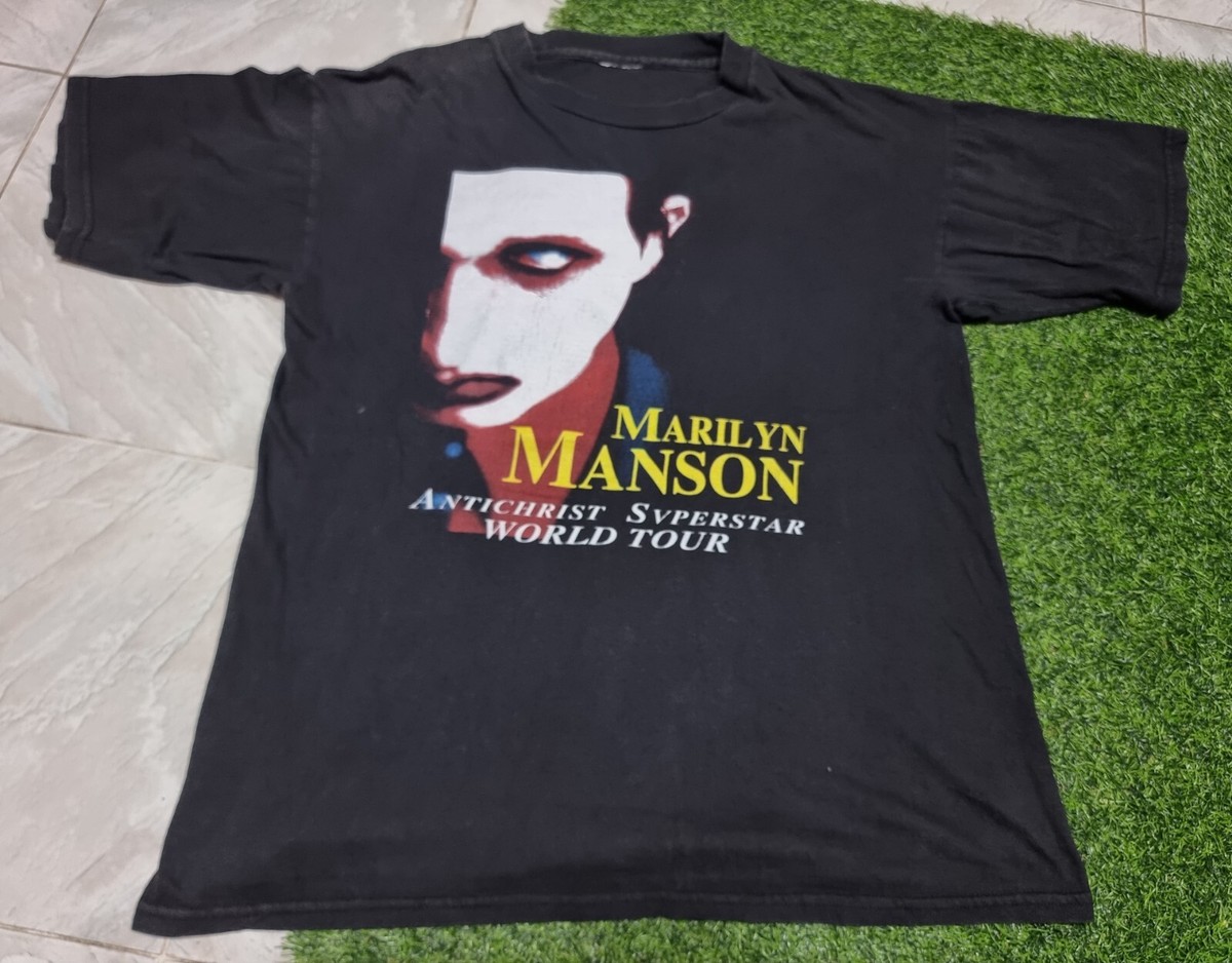 Marilyn Manson Tシャツ 1997年製 Lサイズ rare 90s Vintage 1997 Marilyn Manson Tour T Shirt Size L | eBay