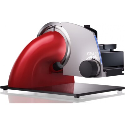 Graef S 72013 SKS 700 Sliced Kitchen Allesschneider rubinrot Vollstahlmesser NEU