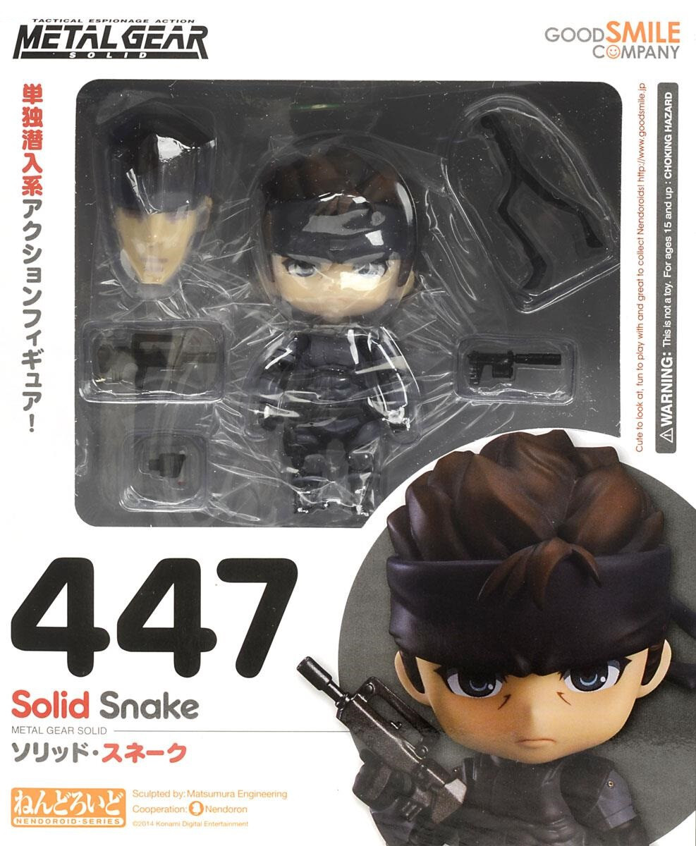 Nendoroid 447 Metal Gear Solid Snake figure Good Smile (100