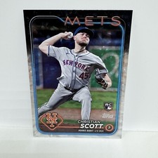 2024 Topps Update Series Christian Scott Super Box Silver Foilboard RC #US253