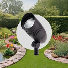 Kichler Landscape 16217BKT30 - 55º Beam Spread 14.3W Black Accent Light - 3000K