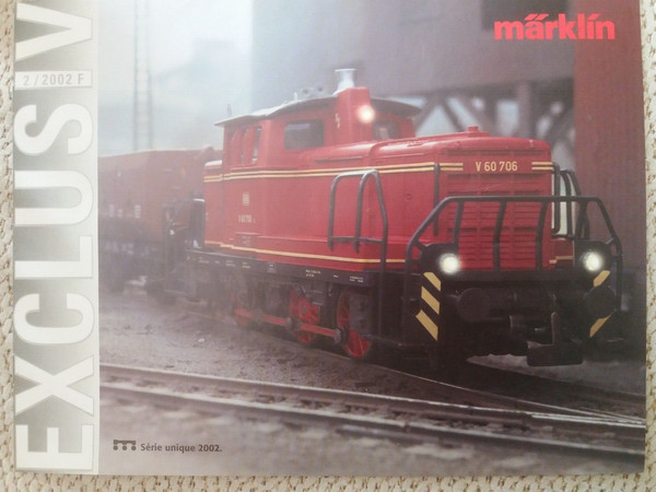 Folleto Märklin exclusiv  2 de 2002,  Francés. Brochure 2/2002 Français