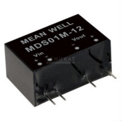 MEANWELL MDS01L-03, DC DC-Wandler, 5:3,3V 303mA 1W