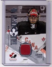 GENEVIEVE LACASSE 15/16 Upper Deck Women's Team Canada Juniors True North Jersey