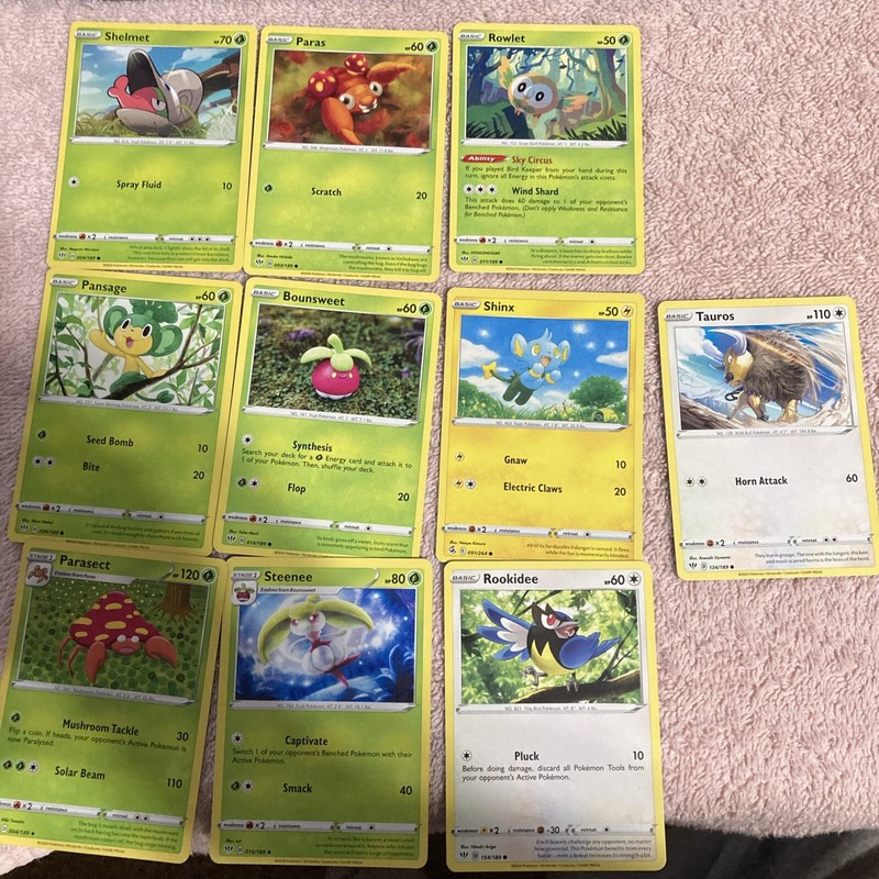 Lot Of 10 Pokemon Cards Rare Star Pick Your Card!! And More Up4 Val