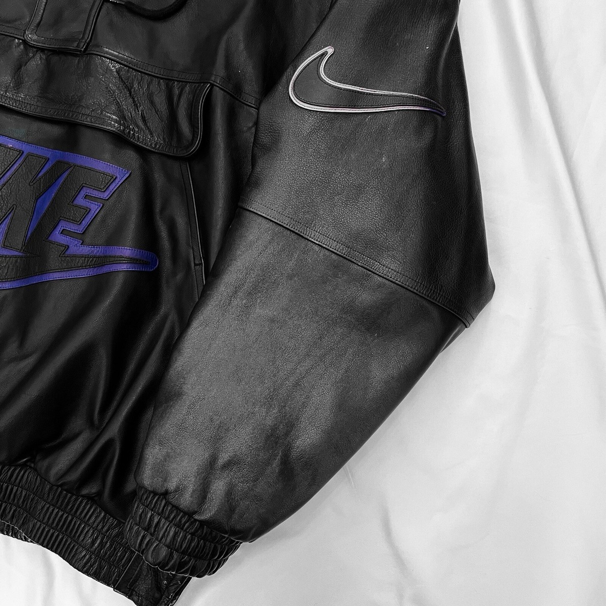 supreme x nike leather anorak