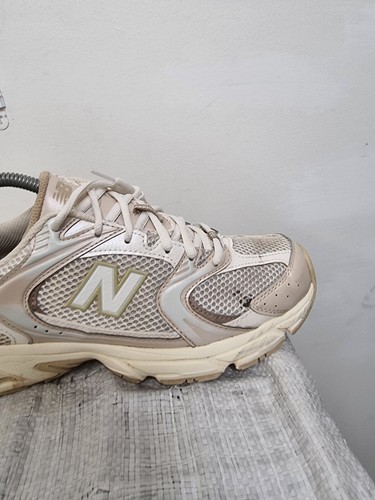 new balance 530 sneaker mens size 10 cream beige running shoe gym - Picture 5 of 16