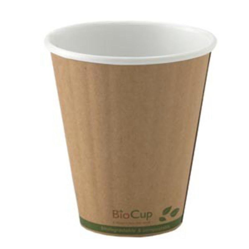 8oz (90mm) Double Wall Kraft Bio Coffee Cup 1000 pcs | eBay