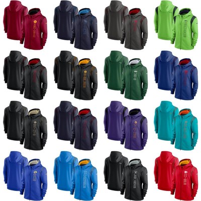Men's American Football Sideline Club Full-Zip Hoodie 21