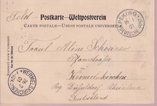 AuslandsPÄ /China,FP-Karte (Boxeraufstand), Peking - Wermelskirchen, 16.1.01 Mgl