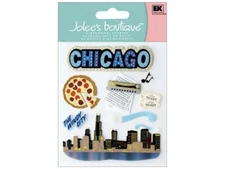 Jolee's Boutique Dimensional Stickers - CHICAGO - 11 pcs