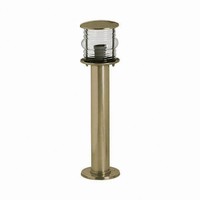 Stehlampe AußEn Messing Glas 50 Cm Hoch IP53 In E27 Maritim Wegeleuchte Garten