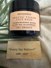 🍃100g Organic Tallow Frankincense Sacra Olive Oil Lavender Face Balm 🍃skincare