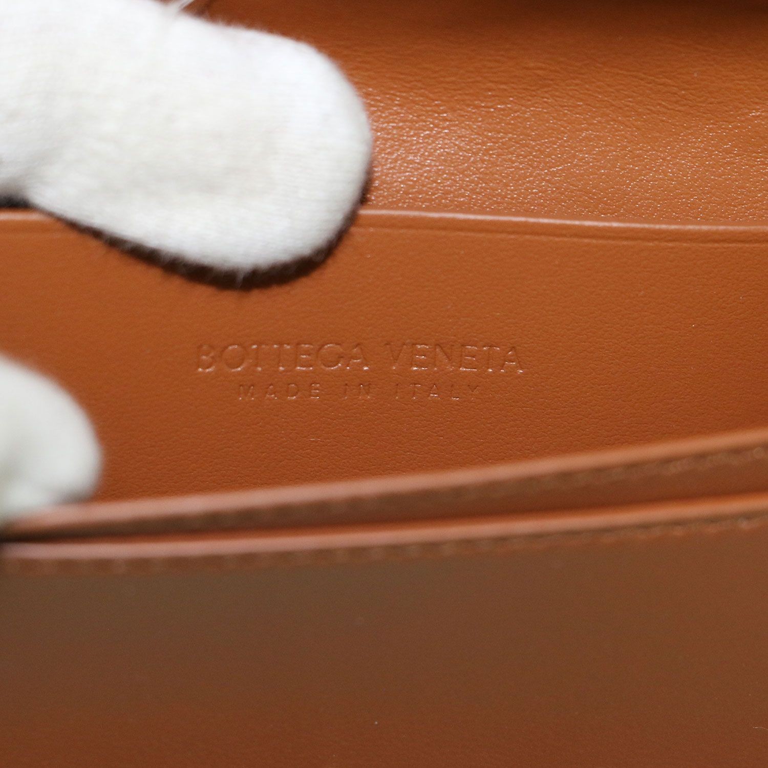 Bottega Veneta Intrecciato Leather Card Case Business Card Holder Brown Italy thumbnail 5