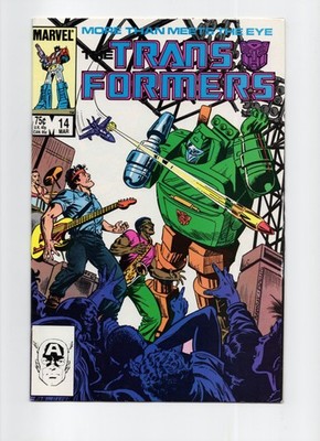 Marvel Comics Transformers #14 March 1986 VG Condition More Than Mets The Eye