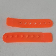 Single VTG Made In USA Orange Snapback Hat Cap Replacement Snap Fixing Hats