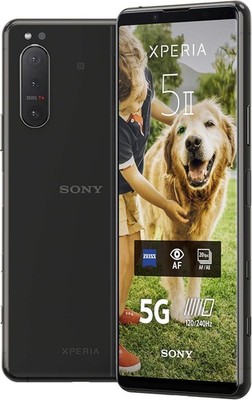 Sony Xperia 5 II - 128GB - Schwarz (Ohne Simlock) (Dual-SIM)