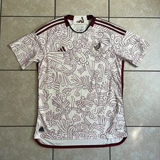 Adidas Mexico Authentic Away 2022 Heat.RDY Soccer Jersey Men Large L HD9313 NWOT