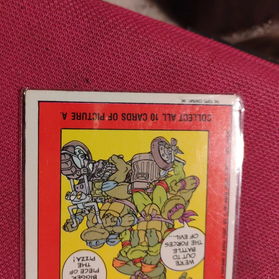 1989 O.P.C. TMNT #94 Splinter RC; Teenage Mutant Ninja Turtles (RARO) pegatina  Foto 3 de 4