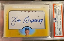 2017 Topps Diamond Icons - Jim Bunning Cut Auto #1/1 - Tigers HOF