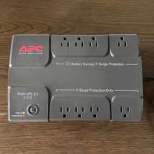 APC Back-UPS ES 500 BE500R 6-Outlet Surge Protector Battery Backup - PARTS ONLY