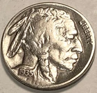 1935 S Buffalo Nickel FULL HORN AU / BU NO RESERVE  *J2247