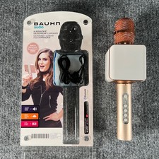 Bauhn Wireless Bluetooth Karaoke Microphone Built-in Speaker NEW