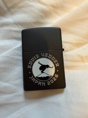 Eddie Vedder ZIPPO LIGHTER 2026 JAPAN TOUR Pearl Jam Tokyo Nagoya