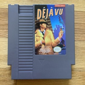 DEJA VU CIB w/ manual & box for Nintendo NES (Kemco, 1990), TESTED & WORKS!