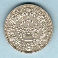 Great Britain. 1929 Wreath Crown.. Much Lustre..  gVF/aEF