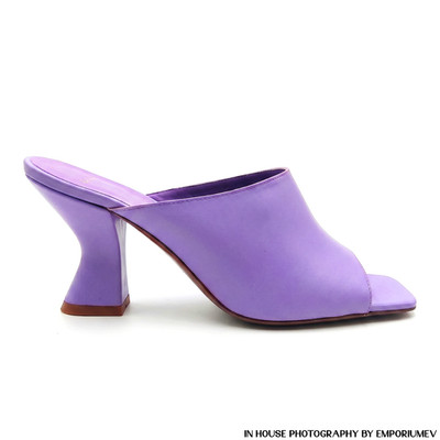 Paul Smith Ford Womens Lilac Lamb Leather Mules US 8 Sculpted Heel