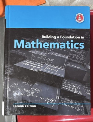 #ad Building a Foundation in Mathematics Second Edition NJATC Hardcover Textbook $57.50