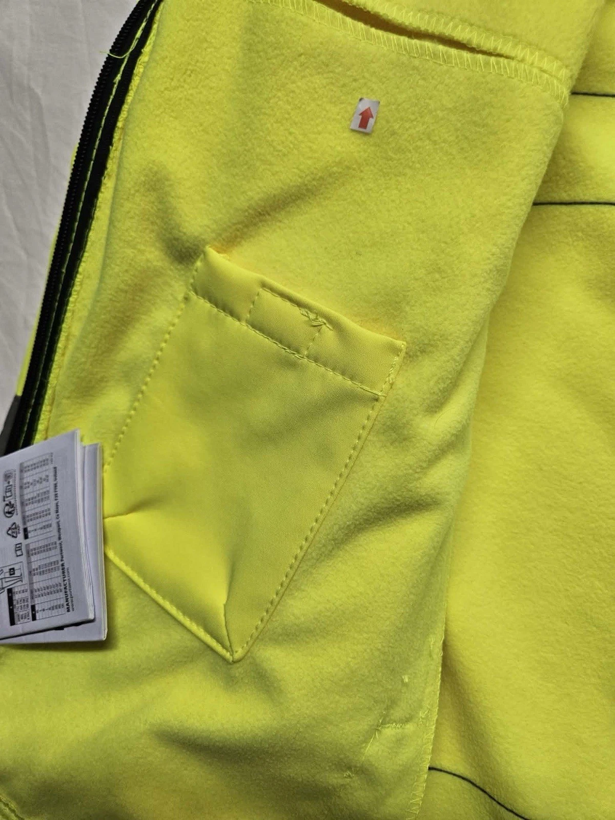 Portwest US428 Hi-Vis Reflective Softshell Waterproof Safety Work Jacket ANSI XL image 10