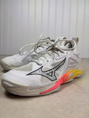Mizuno Wave Momentum 3 Volleyball Sneakers High Vis Pink Men s Sz 10 430320-0D1V