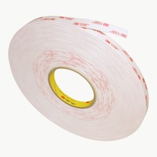3M VHB Tape 45 mil / general purpose  4950 : 1/2 in. x 36 yds. White 
