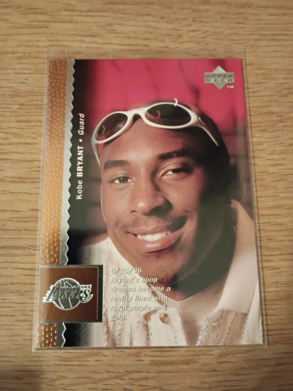 96-97 Upper Deck Kobe Bryant #58 Rookie Card