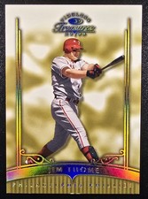 2003 Donruss #42 JIM THOME Timeless Treasures Gold /10 HOF