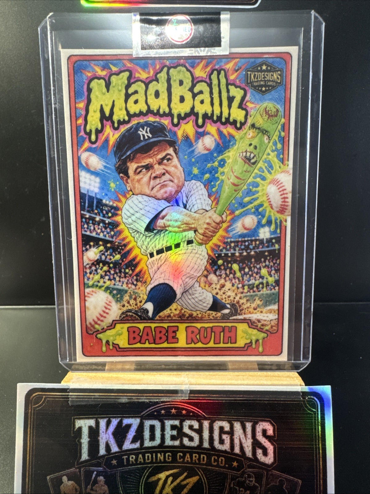 2026 Tkzdesigns MadBallz New York Yankees MLB Legend Babe Ruth MB3