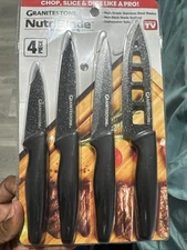 Granitestone Nutriblade Knives Set - 4 Pieces (as Seen On Tv) 🔥NEW🔥