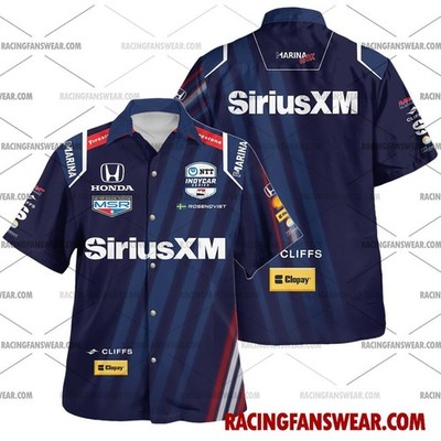 Felix Rosenqvist IndyCar Racing 2025 Hawaiian  Shir