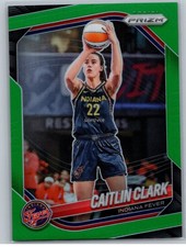 2025 Panini Prizm WNBA #22 Caitlin Clark Green Prizms
