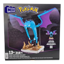Mega Pokémon Building Toy Set Mini Motion Golbat with 313 Pieces Wings Flapping