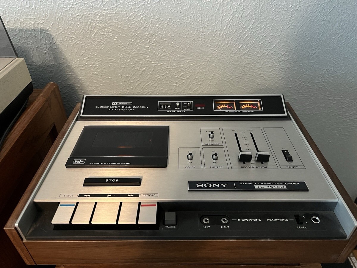 Vintage SONY Stereo Cassette Deck Model TC-161SD | eBay